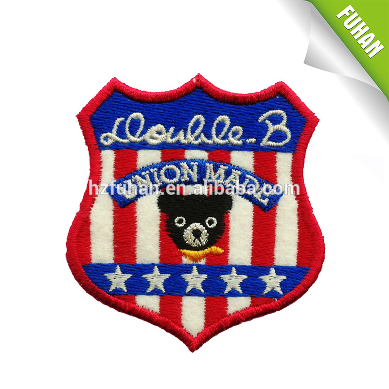 irregular patches and Eco-Friendly Feature embroidery patch with colorful logo