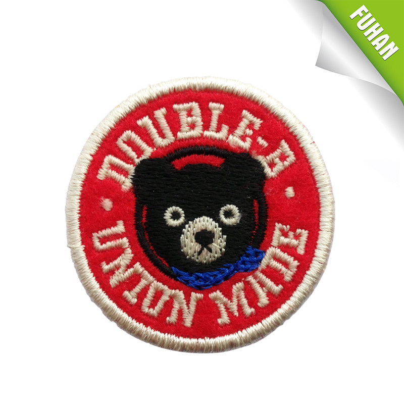 2014 Newest fashion high quality custom embroidered animal patches