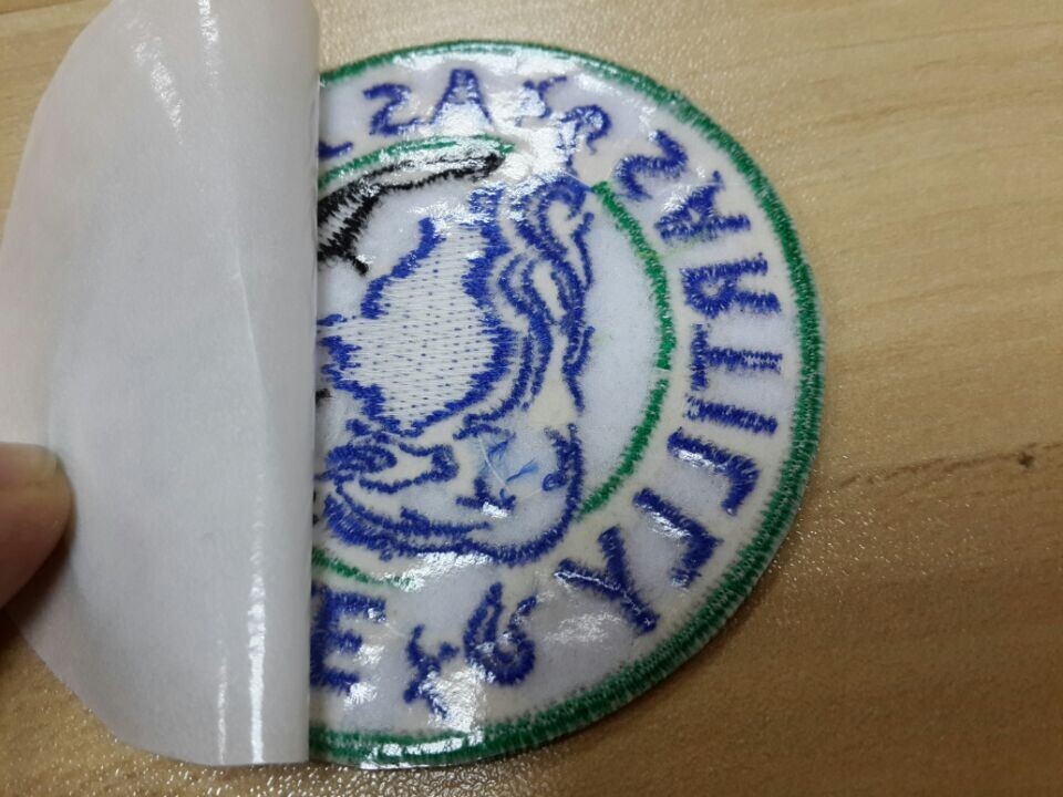 Embroidery patch with Iron glue