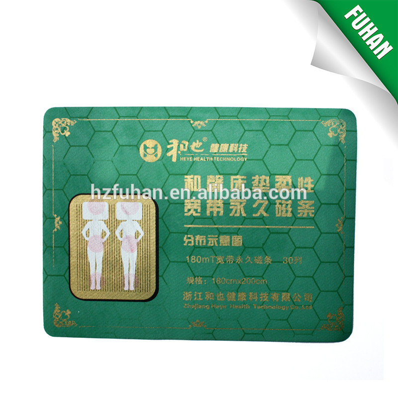 customized high quality heat transfer care label
