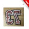 Direct factory iron on wholesale woven badge
