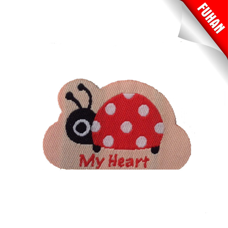 Polyester weaving label patch woven badges