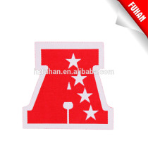 Professional nice design polyester letter woven patch