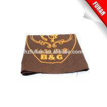 Good quality and OME service for golden fabric woven patch