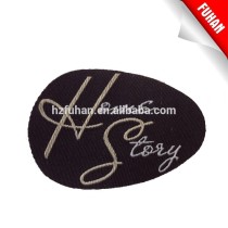 Laser cut fabric logo patch for garment made in china