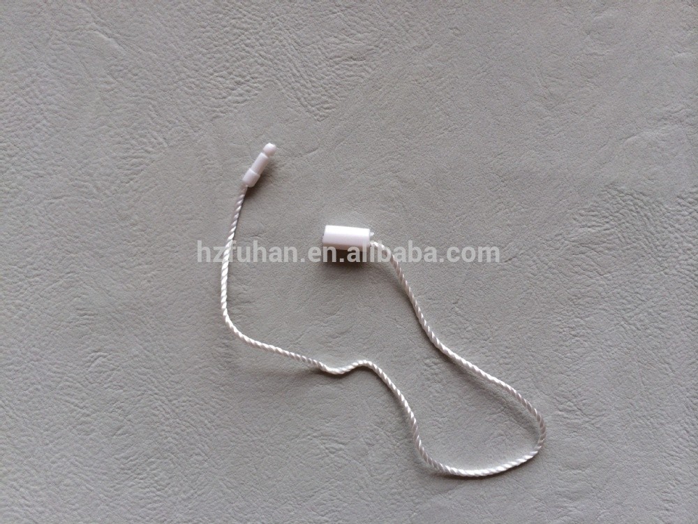Promotional price manufacture clothing plastic string seal tags