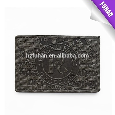 Hot sale private custom engraved leather patch