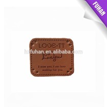 Hot sale custom leather label for handmade items