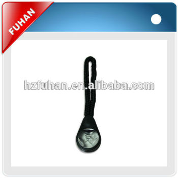 2014 Fancy popular style zipper puller with silicon material for apparel,bag