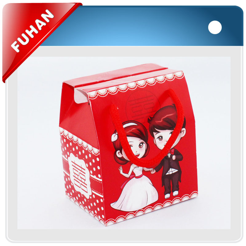 wholesale customized Wedding favours packaging bag, paper packaging bags for birthday gift
