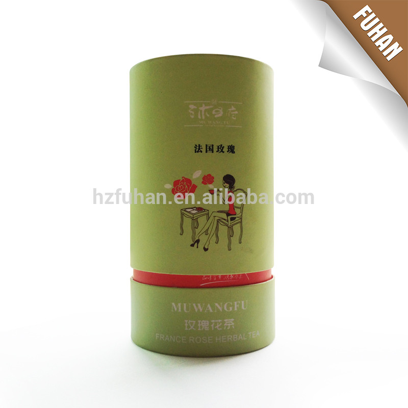fashion luxury customized packaging scented tea can with logo,paper luxury paper can