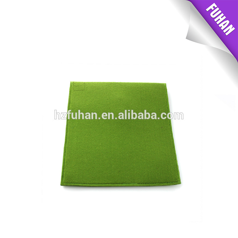 Good quality custom reusable green felt fabric bags