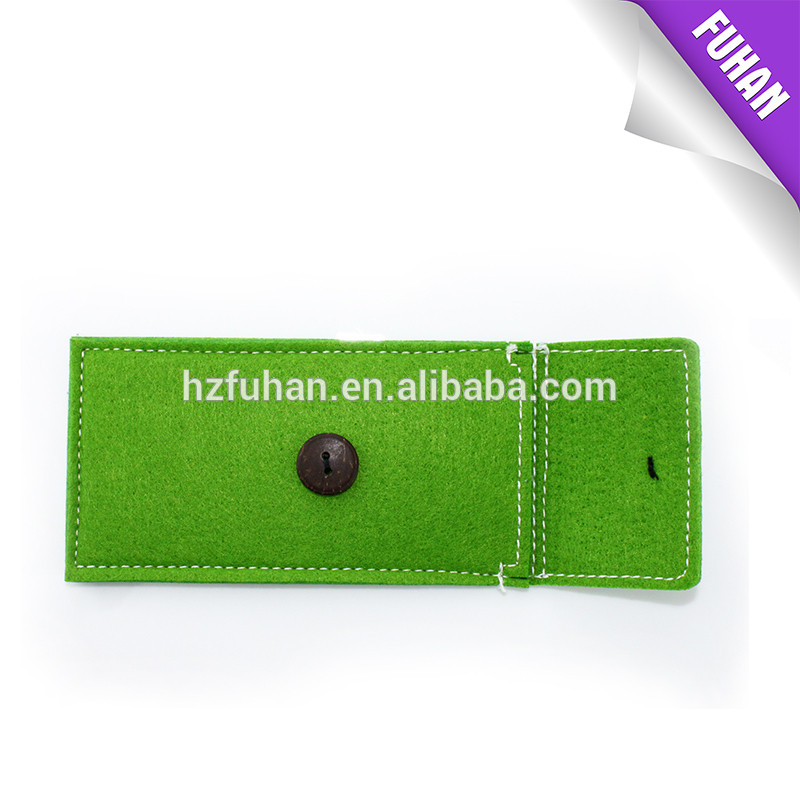 High quality pure color felt fabric packaging bag