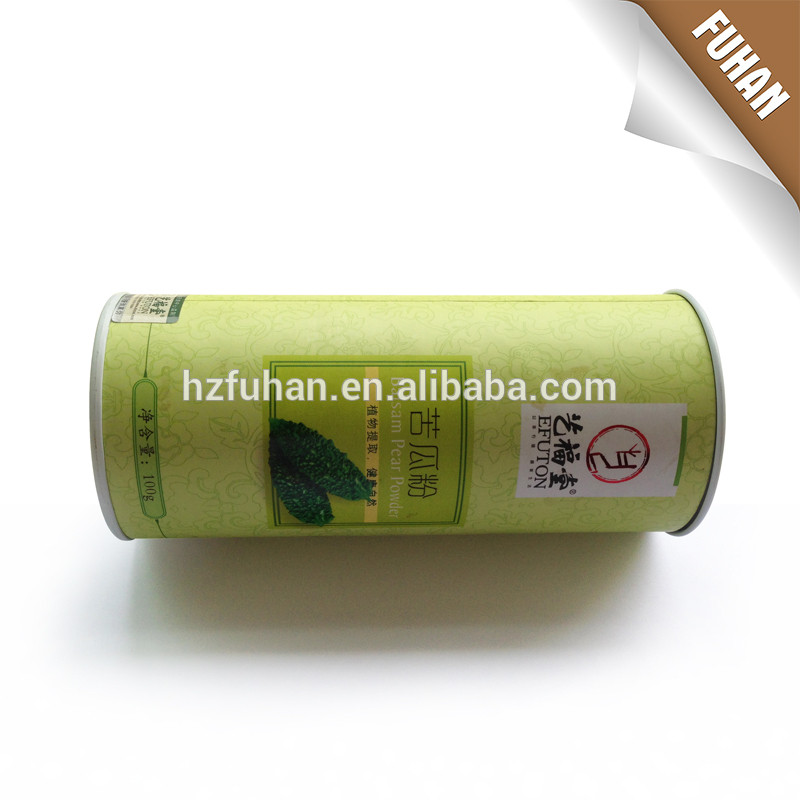 customized colorful cardboard paper tea packaging manufacturer ,hot sale round lid box for tea