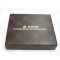 Fashionable colorized paper box package with silver pressed for garment