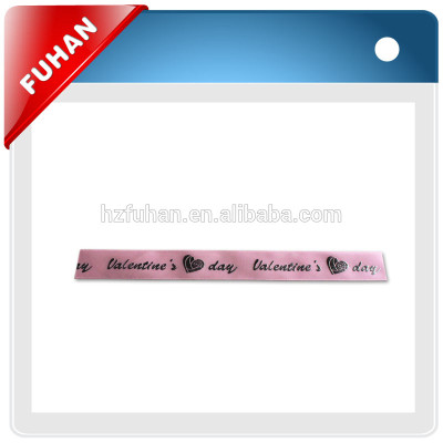 Newest style rainbow barcode grosgrain single satin ribbon for apparel /gift box