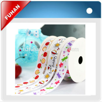 Wholesale fancy good quality custom printed colorful ribbon