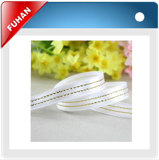 Metallic Jacquard Ribbon for flower making,event decoration,party decoration