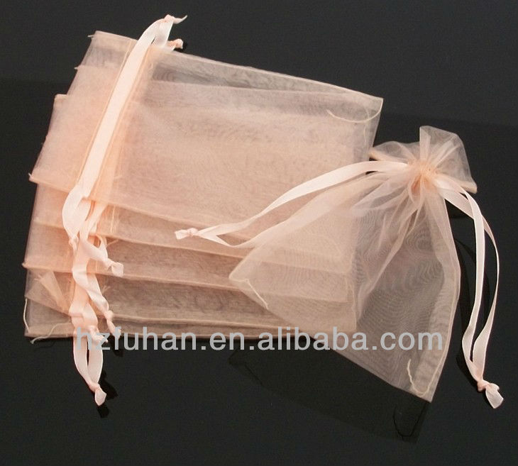 Chinese customized colorful organza bags for gift