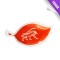 custom PVC luggage inflatable feather tags, inflatable laser tag with various colors/shape