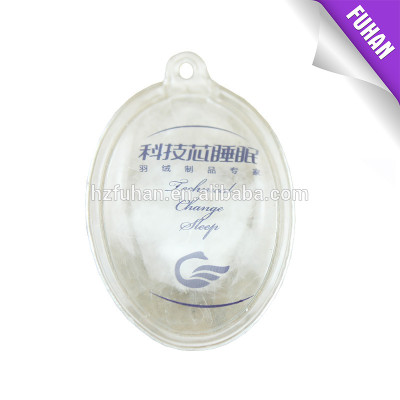 Professional custom eco-friendly high grade Inflatable feather label for apparel