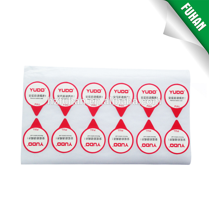 manufacture custom logo printing roll security sticker label
