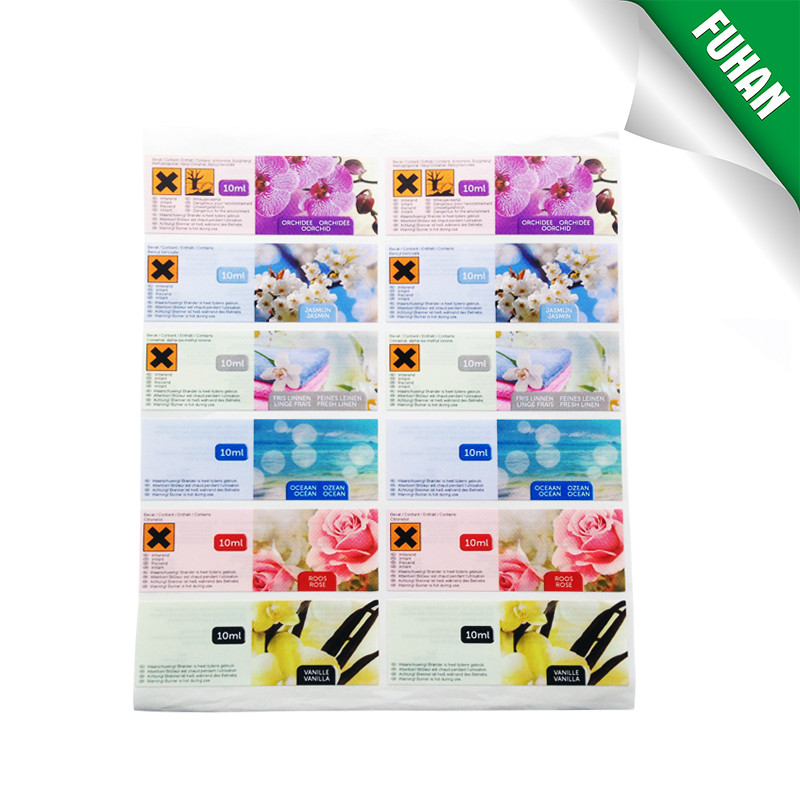 Full color printing removable adhesive paper for drug bottle