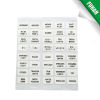 Customized High quality Self Adhesive A4 Paper Barcode Sticker Label