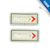 Colorful hot sale widely used various clothes rubber patch