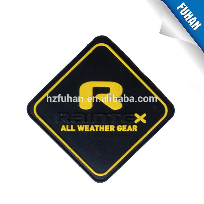 Promotional price for garment accessories rubber labels