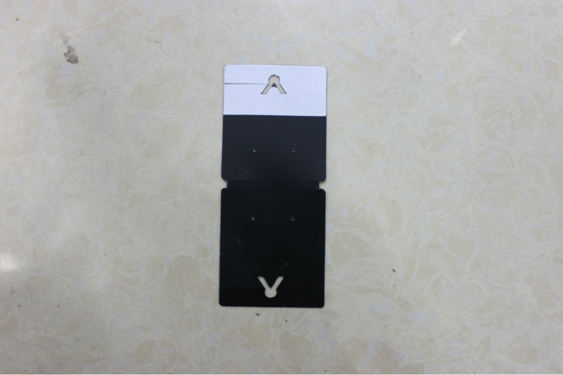 idiomatic black PVC hangtags for clothing
