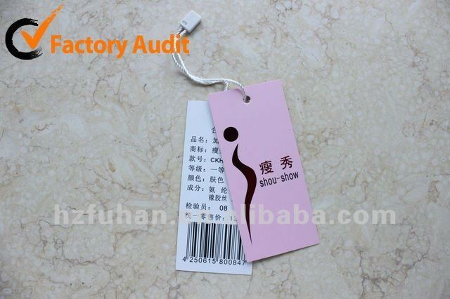 Good quality/High Class Plastic Hangtags for Clothing