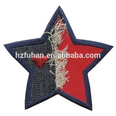 Made in china self-adhesive embroidery applique patch