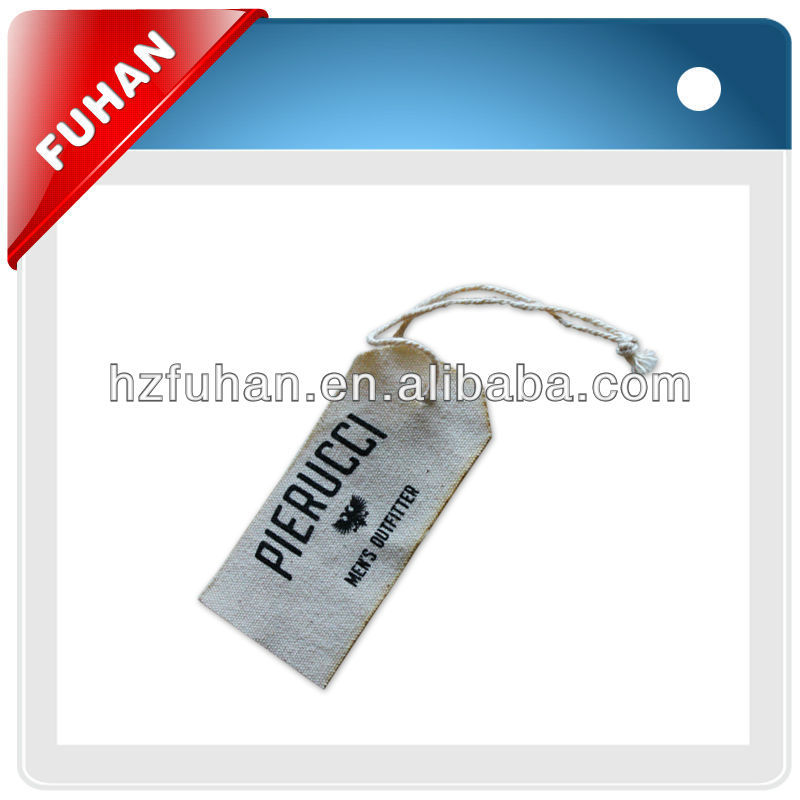 New Fishion Cheap Customized Delicate Canvas Printing Label