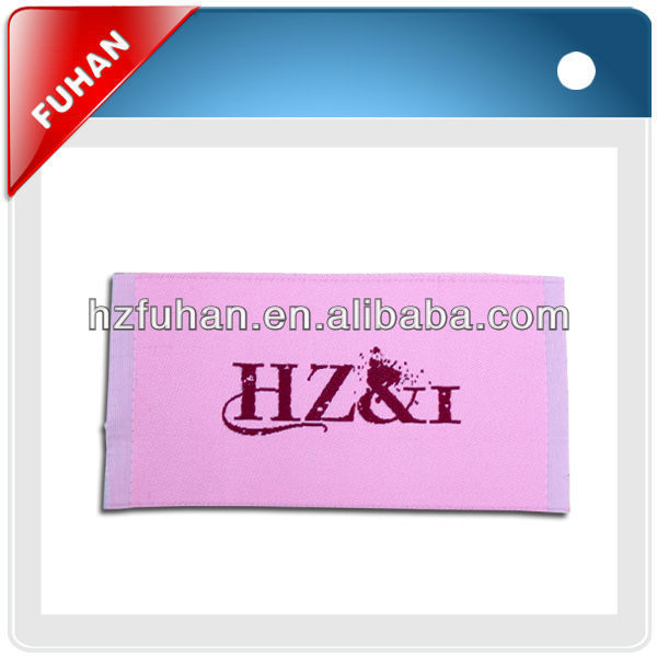 2013 Best Quality sport clothing labels for ladies' garment