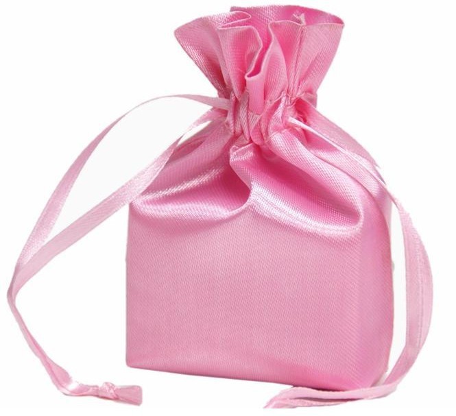 Premium quaity fasionable personalized organza bags with logo ribbon