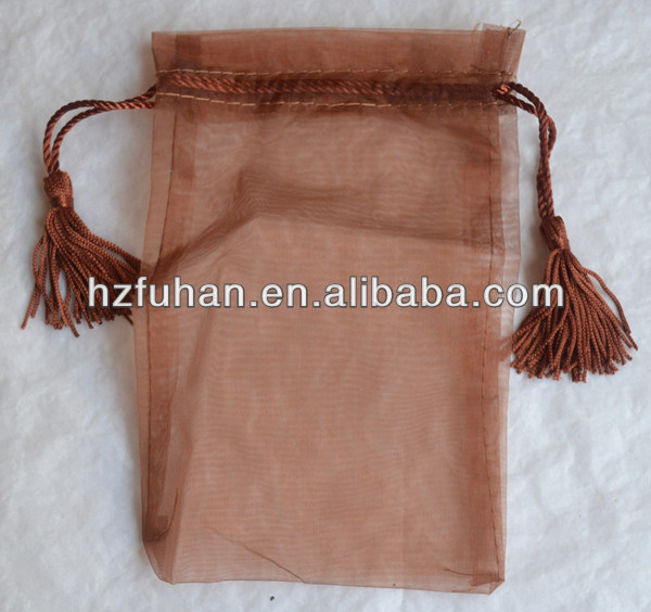 Promotional christmas organza bags with SGS authentication