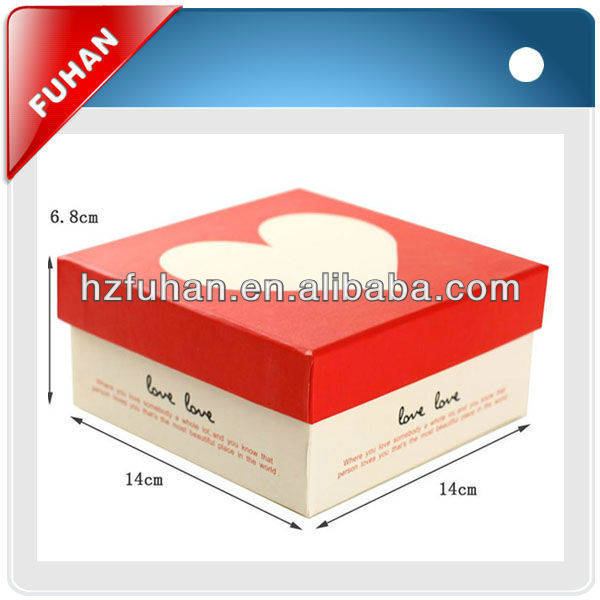 Customized lowest price grey cardboard paper packing box