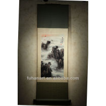 Silk scroll painting landscapes