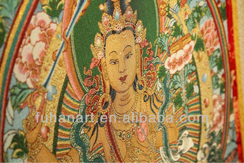 Tibetan religious thangka paintings, we can make any style as you wish