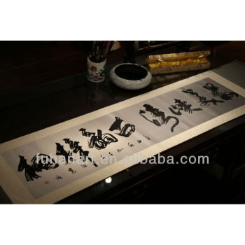 Chinese Calligraphy,Cultural gifts, calligraphy hangs a picture