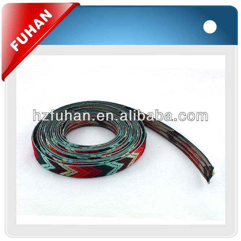 Customized wholesale exquisite double ruffle ribbon
