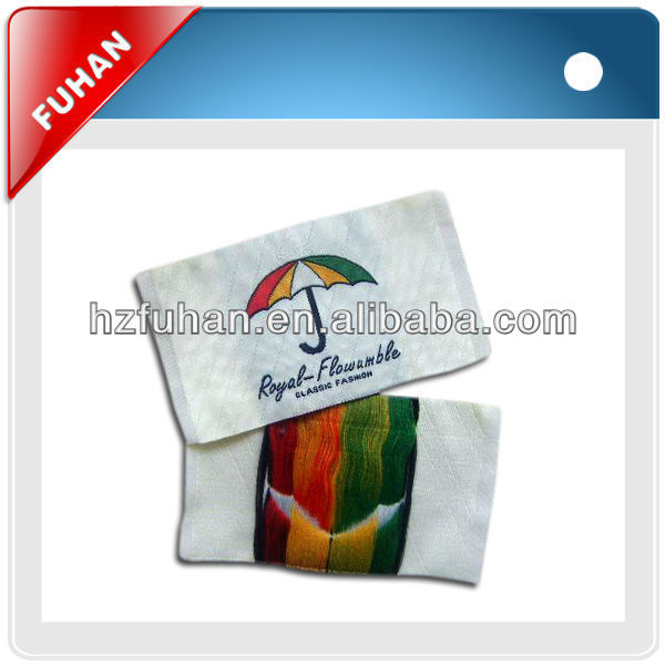 2013 Best Quality center fold clothing labels for garments