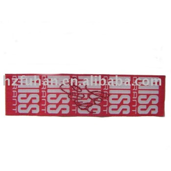 label woven Size and color are all changeable. We also welcome you to send us your design for quote details.