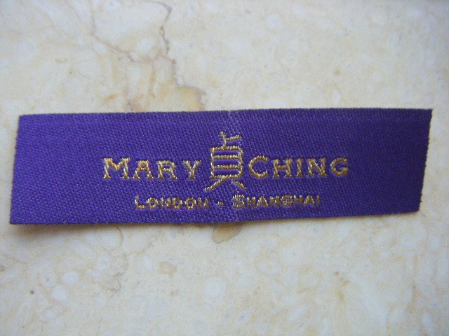 2012 widely used polyester textile woven labels