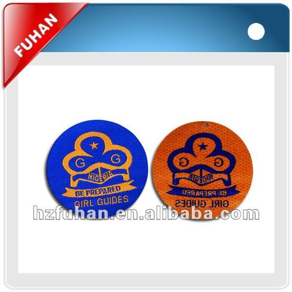 Colorful garment woven patch