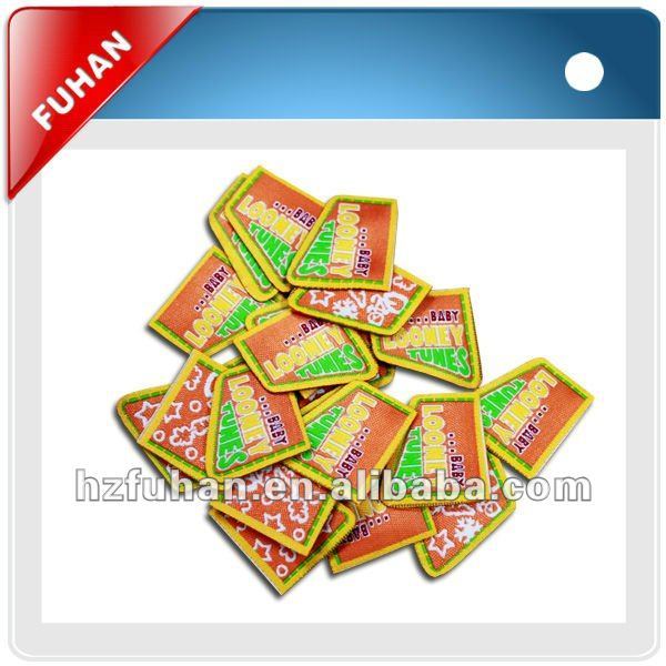 woven label wholesalers, customize abnormity cutting patch