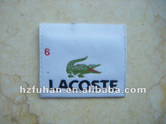 Different colors import machine made clothing labels