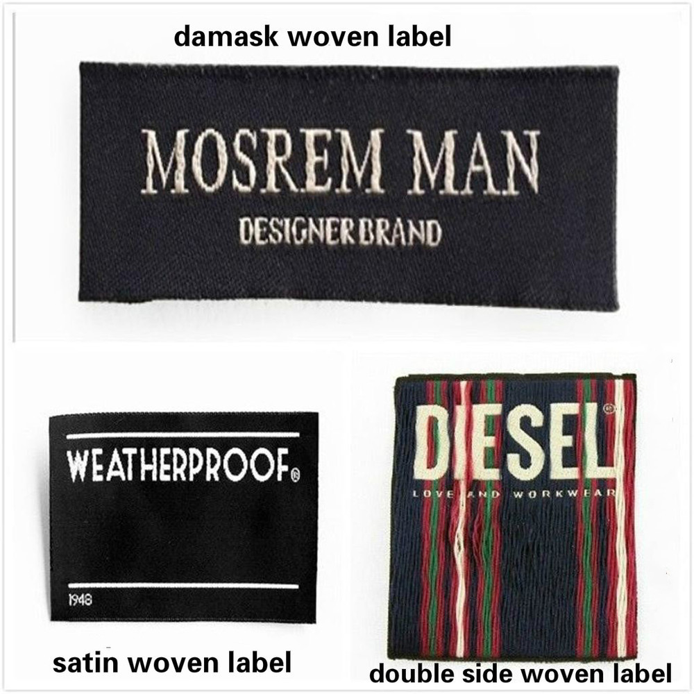 Woven Brand Label And Size Label For Garment