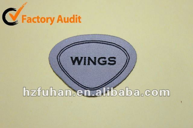 Widely used new desin woven labels for wedding dress